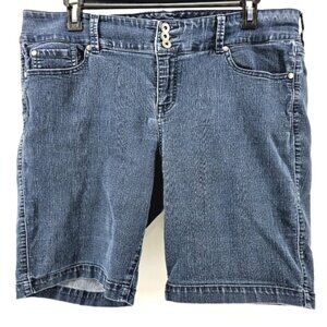 Torrid Women's 22 Jegging Blue Denim High Riser Summer Casual Jean Shorts